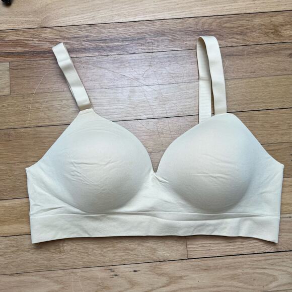 NEW TrueKind Women's XL Supportive Comfort Wireless Shaping Bra Beige Nude Cream - Picture 1 of 10